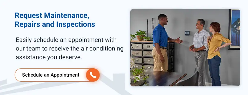 Solicitar mantenimiento, reparaciones e inspecciones