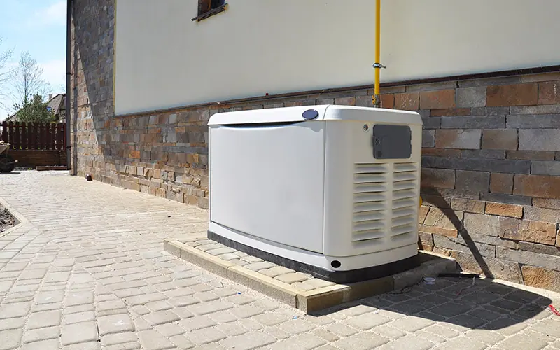 Outdoor Backup Natural Gas Generator